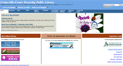 Desktop Screenshot of centervillelibrary.info